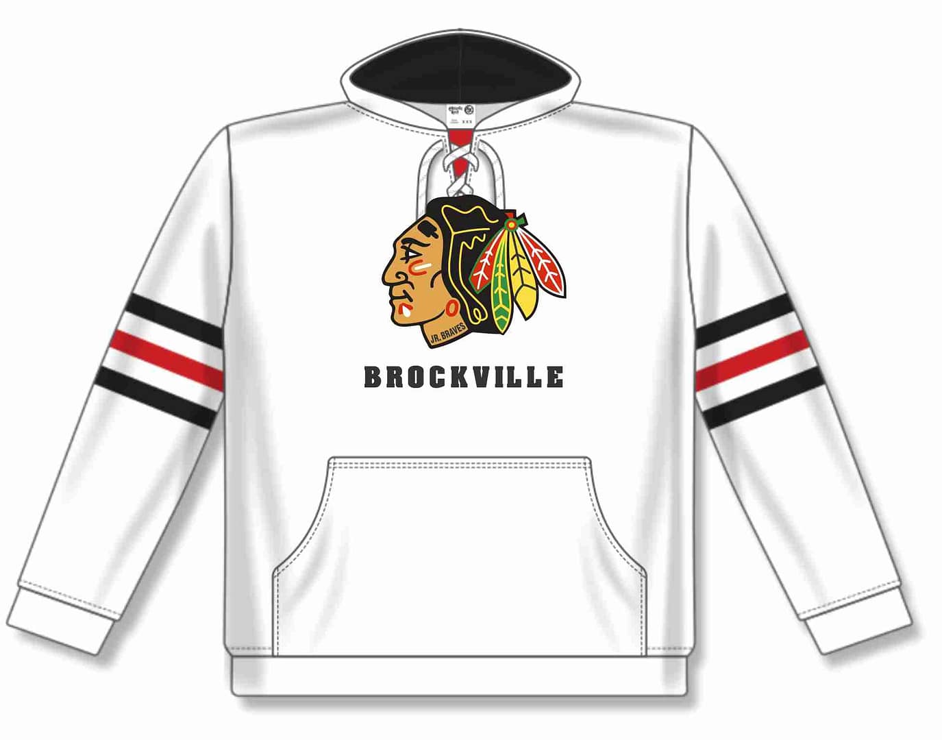 Hockey Stripe Hoody - Image 3