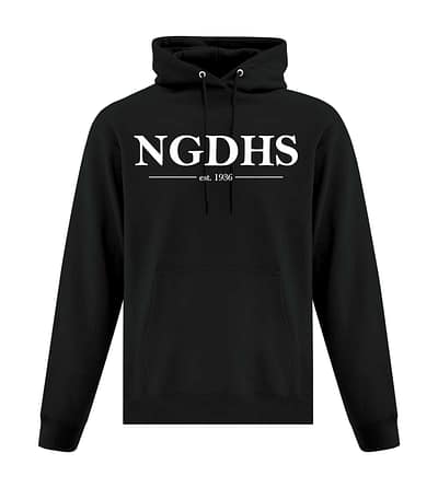Regular Screen Printed Hooded Sweat Shirt