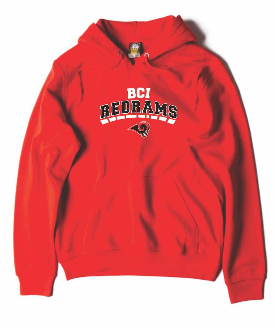 Embroidered Hooded Sweatshirt