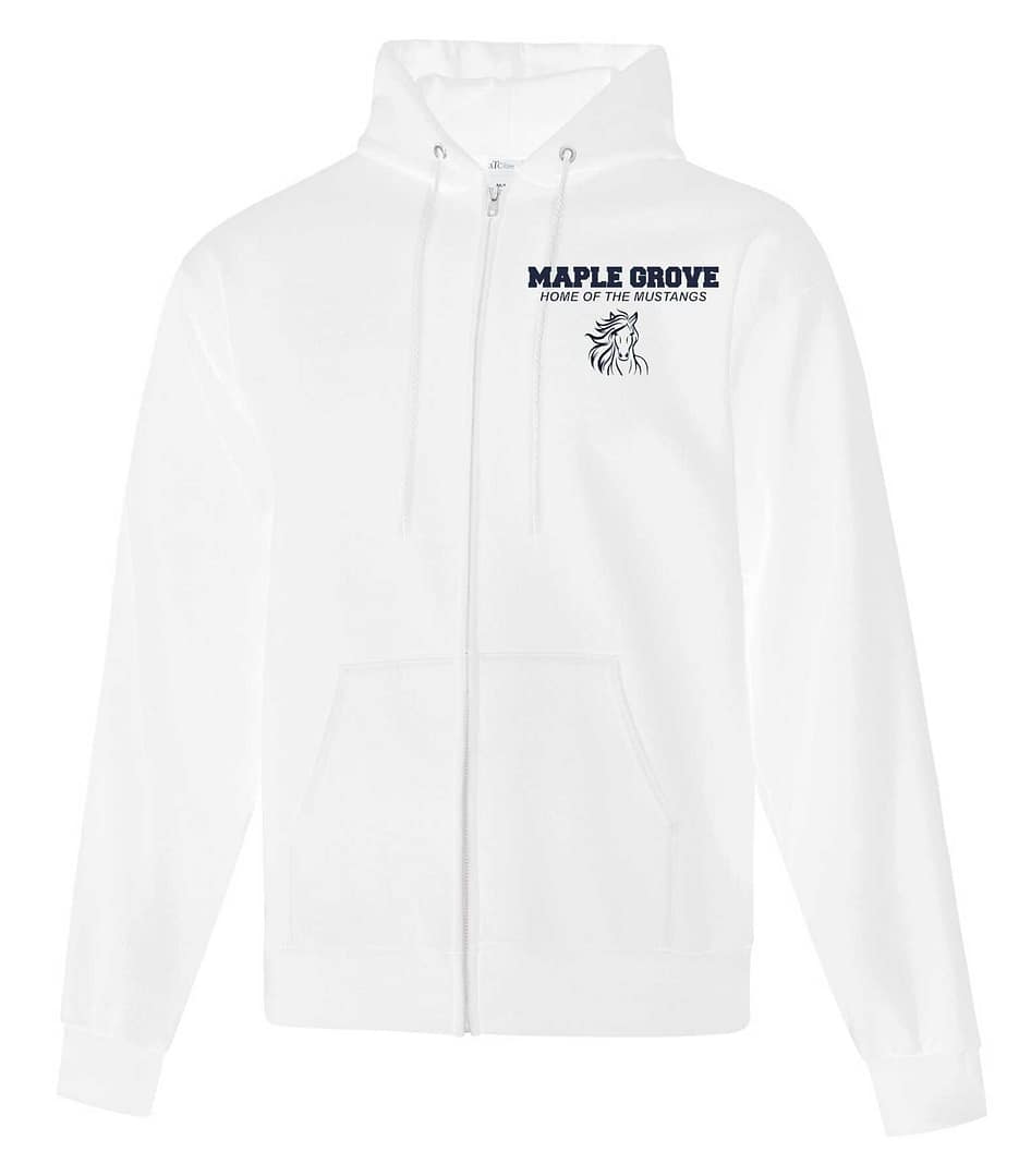 Regular Cotton Zip Hood - Image 2